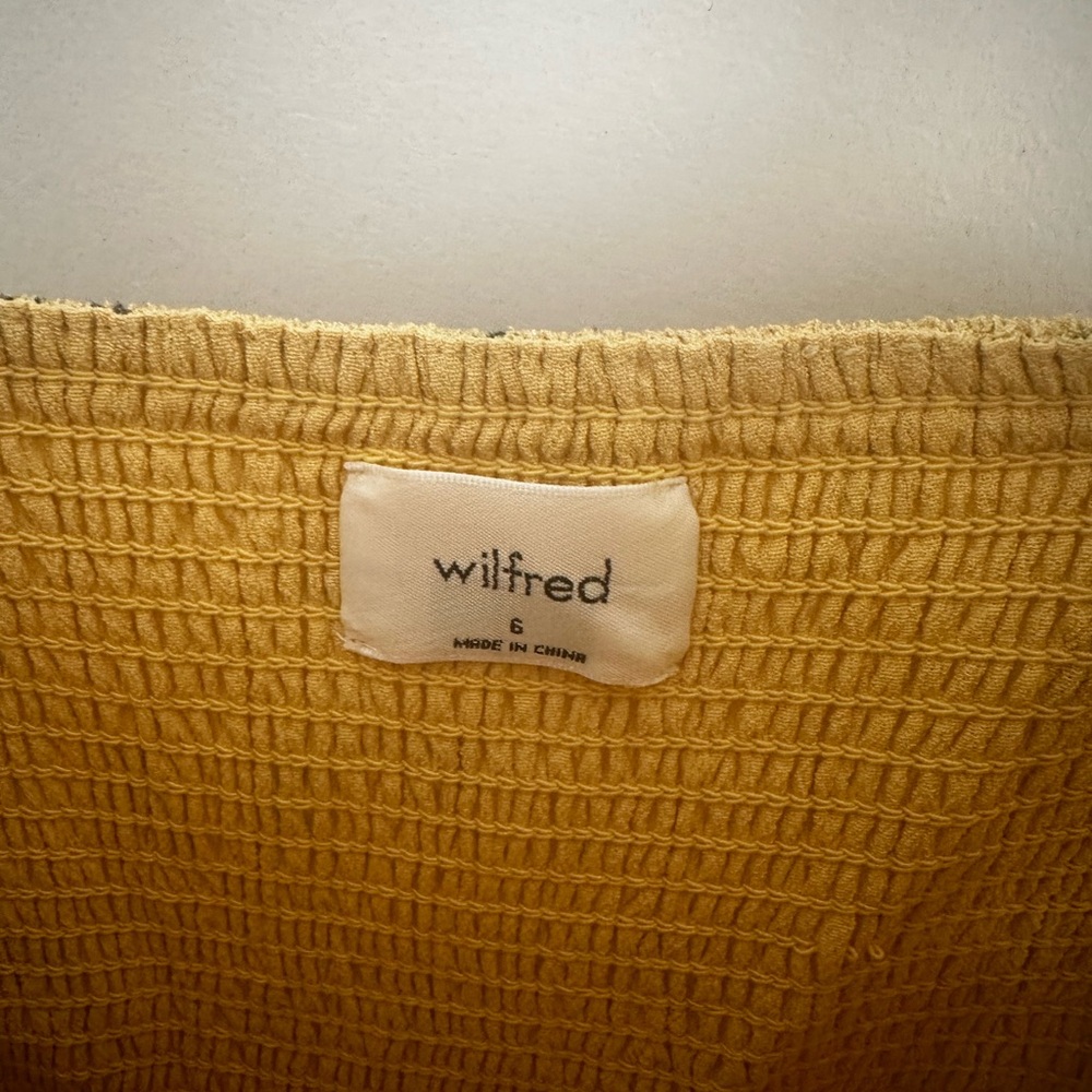 Aritzia Wilfred Yellow Sundress - Picture 4 of 6
